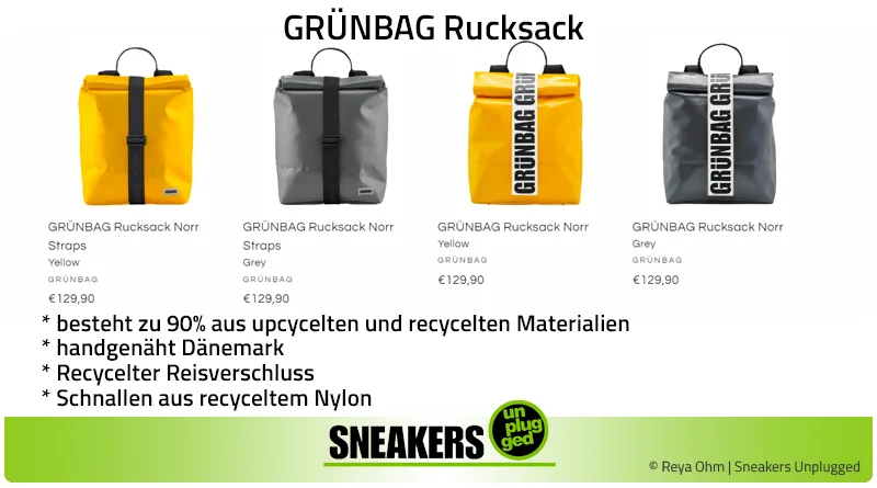 Trip Salzburg - Nachhaltige und vegane Rucksäcke für einen umweltbewussten Lebensstil bei Sneakers Unplugged